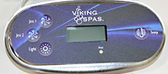 91077 Viking Spas Topside Control Panel 2 Pump 4 Button