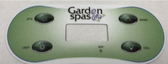 Overlay Sticker - Garden Spas Artesian Spa 1 Pump