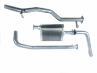 TOYOTA LANDCRUISER 79 Series UTE 4.2L 6Cyl Diesel Non Turbo 2.5"  409 Stainless Steel Exhaust System (WITH EXTRACTORS)