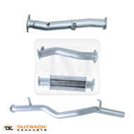 TOYOTA LANDCRUISER 79 Series DOUBLE CAB 4.5L V8  DPF Back , 3" 409 Stainless Steel Exhaust System