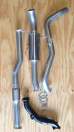 FORD COURIER MAZDA B2500 UTE 2.5L Turbo Diesel 3" 409 Stainless Exhaust System (No Cat Convertor)