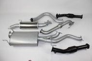 TOYOTA LANDCRUISER 100 Series WAGON UZJ100R 4.7L V8 PETROL 2.5-3" 409 Stainless Exhaust System With Extractors