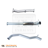 MAZDA BT50 3.2L, DPF Model 3.5" 409 Stainless Steel Exhaust System