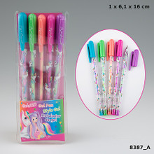 Princess Mimi glitter gel pen set, 5 colours
www.the-village-square.com
EAN: 4010070319298 