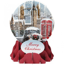Pop-Up Christmas  Medium Snow Globe by Popshots Studios - London in Winter 
Barcode: 048641377914
www.the-village-square.com