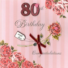 Happy 80 Birthday Card
www.the-village-square.com
