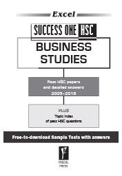 EXCEL SUCCESS ONE HSC - BUSINESS STUDIES 2019 EDITION