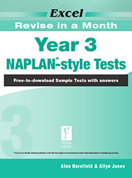 Excel Revise in a Month NAPLAN*-style Tests Year 3