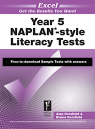 Excel NAPLAN*-style Literacy Tests Year 5 Sample 2