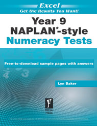 Excel NAPLAN*-style Numeracy Tests Year 9