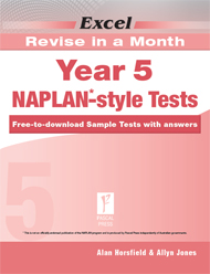 Excel Revise in a Month NAPLAN*-style Tests Year 5