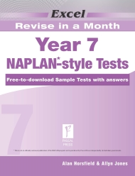 Excel Revise in a Month NAPLAN-style Tests Year 7