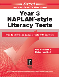 Excel NAPLAN*-style Literacy Tests Year 3