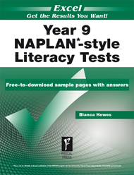 Excel NAPLAN*-style Literacy Tests Year 9