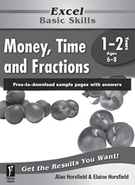 Excel Basic Skills Money, Time and Fractions Years 1-2