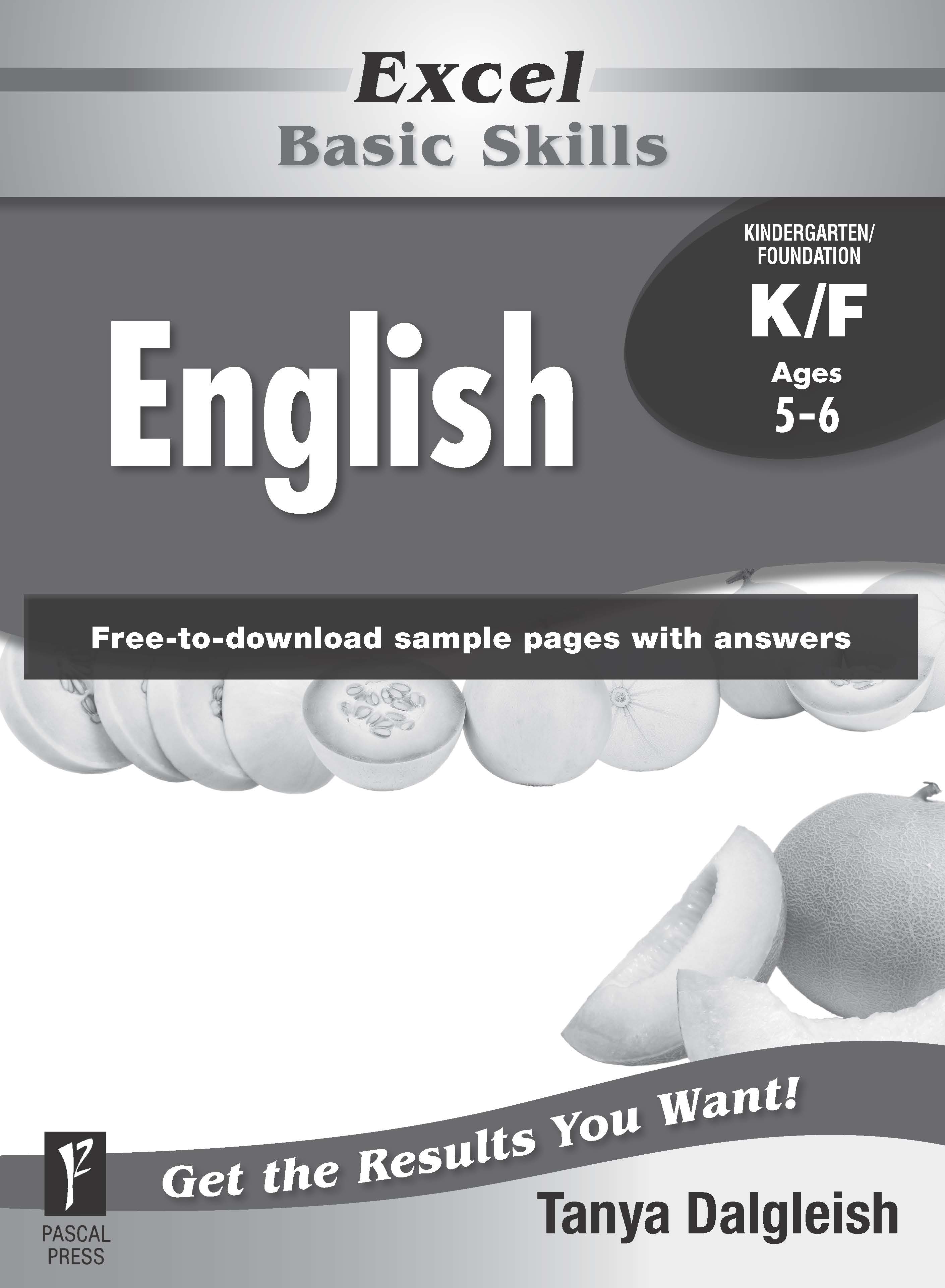 Excel Basic Skills English Kindergarten/Foundation