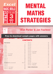 Excel Basic Skills Mental Maths Strategies Year 3