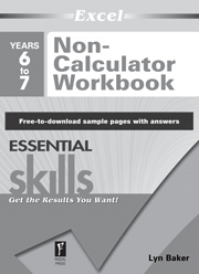 Excel Essential Skills Non-Calculator Workbook Year 6–7