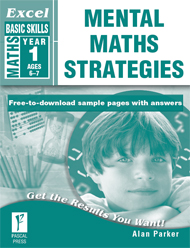 Excel Basic Skills Mental Maths Strategies Year 1