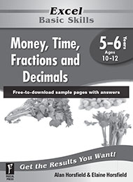 Excel Basic Skills Money, Time, Fractions and Decimals Years 5-6