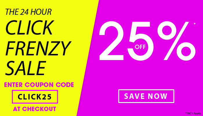25% off Storewide - CLICK FRENZY SALE