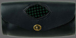 Suede Green/Black Braided Windshield Bag