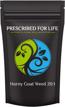 Horny Goat Weed - 20:1 Natural Leaf Extract Powder (Epimedium sagitattum)