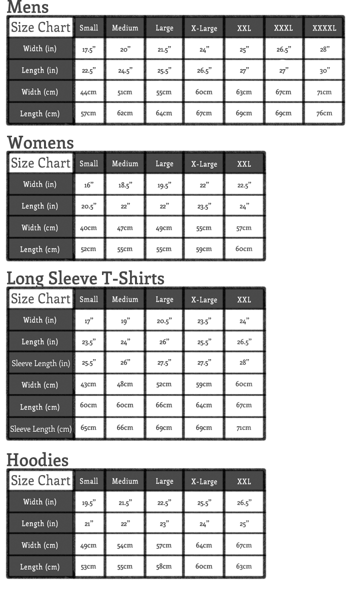 sizing anvil 88vl size chart