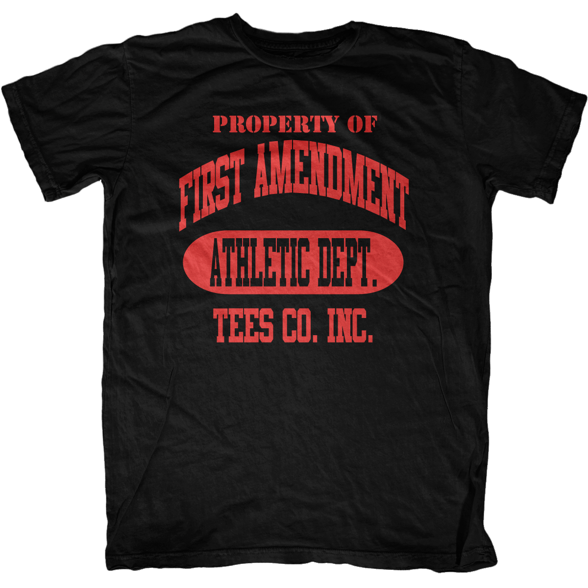 Athletic Department T-Shirt - First Amendment Tees Co. Inc.