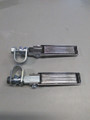 NOS Custom Chrome Folding Foot Pegs with Mounting Bracket