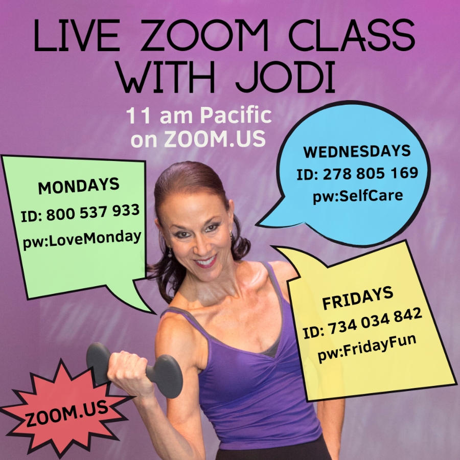 Jodi Stolove’s Chair Dancing® Fitness Class FREE on Zoom and FB Live