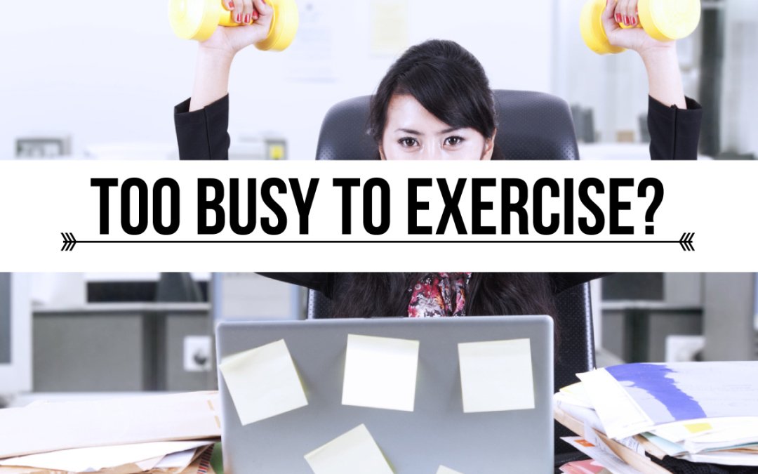 No time to go to the gym? Weather keeping you in? No PROBLEM! Exercise