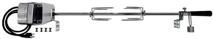 Universal Electric BBQ Grill Rotisserie Kit - 4ps232M