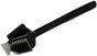 Universal 3 in 1 Grill Brush w/ Scrubber and brass/stainless bristles, scraper