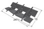 Fiesta, Kenmore heat plate with dimensions