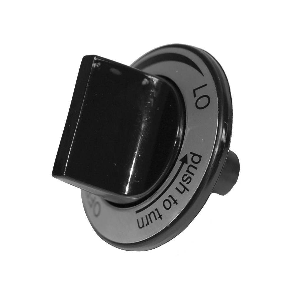 Universal BBQ Grill control knob w 1" long shaft, 00110
