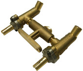 Twin valve assembly for Charmglow Grills