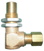 Brass Elbow Valve for up-front control grills