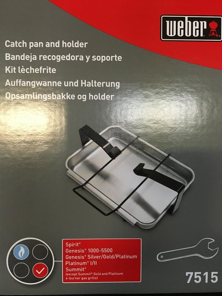 Catch Pan and Holder Replacement Part Gas Grill BBQ for Spirit Genesis 1000-5500