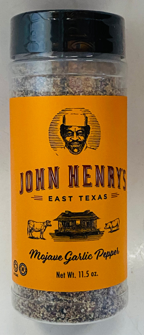 55200 John Henry's Mojave Garlic Pepper Rub 11.5 oz 