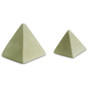 Geo Shapes Ivory, 4-Sided Pyramid Set