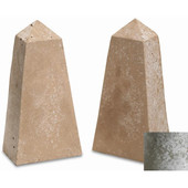 Decorative Geo Shapes Slate Obelisk Set Of 2, Peterson Gas Logs | GEO-OS-2