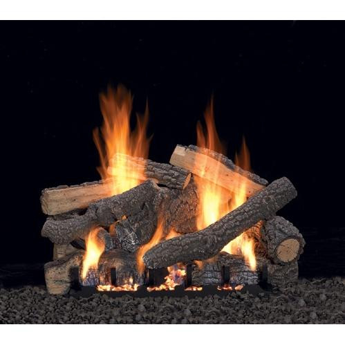 Ponderosa log set with millivolt burner