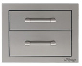 Alfresco Double Storage Drawers - AXE-2DR