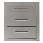 Alfresco triple storage drawers