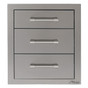 Alfresco triple storage drawers