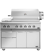 DCS 48 inch grill on cart
