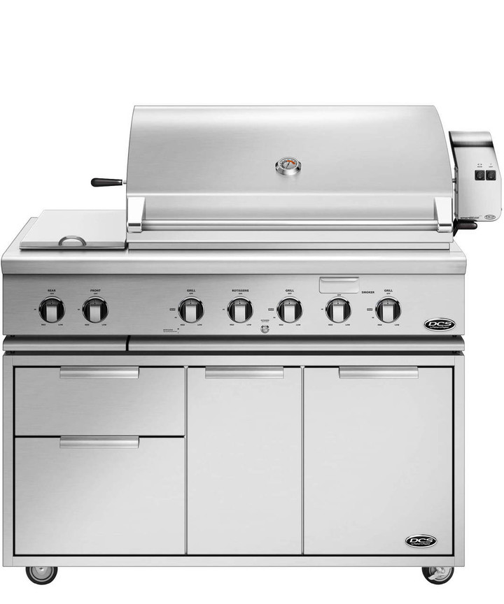 DCS 48" Natural Gas Grill w Double Burner on Cart BGC48BQR / CAD148
