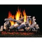 Charred Oak Stack Vented Gas Log Set