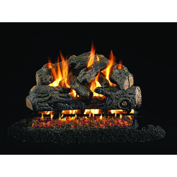Peterson Real Fyre Charred Northern Oak Vented G4 Burner, CHNG4-18